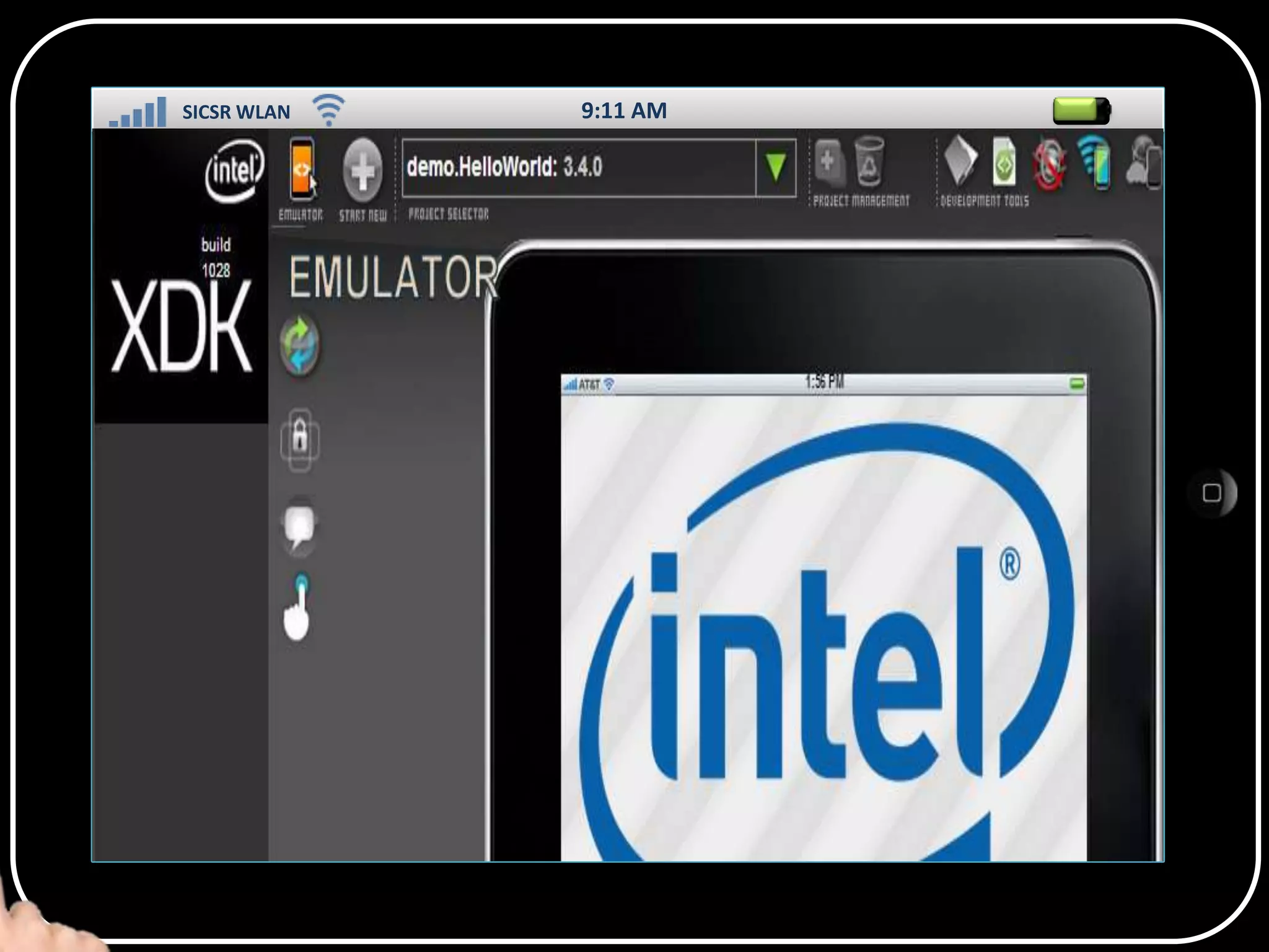 SICSR WLAN

9:11 AM

SS

 