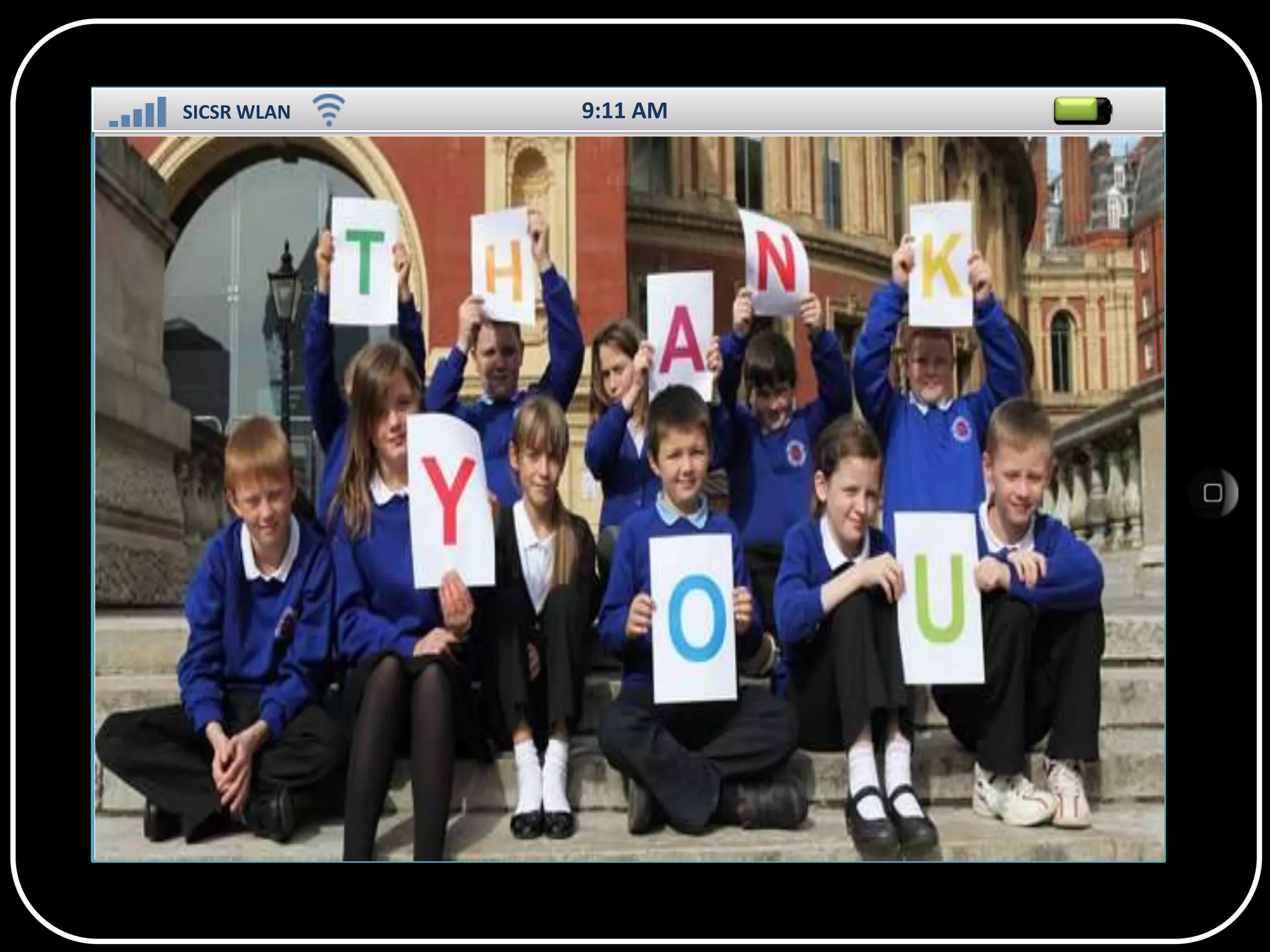 SICSR WLAN

9:11 AM

SS

 