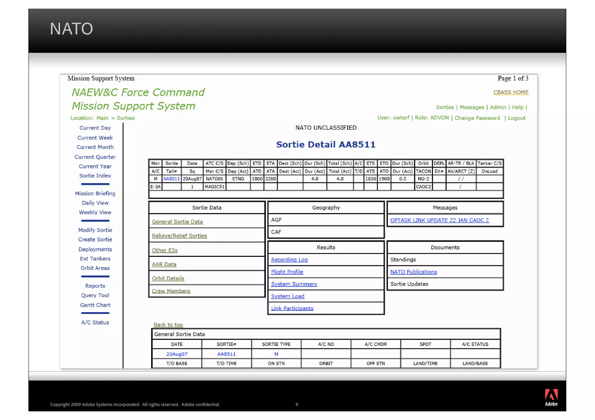 NATO




                                                                                          ®




Copyright 2009 Adobe Systems Incorporated. All rights reserved. Adobe confidential.   9
 