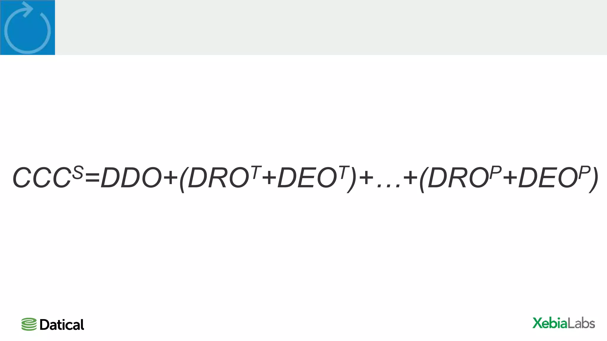 CCCS=DDO+(DROT+DEOT)+…+(DROP+DEOP)
 