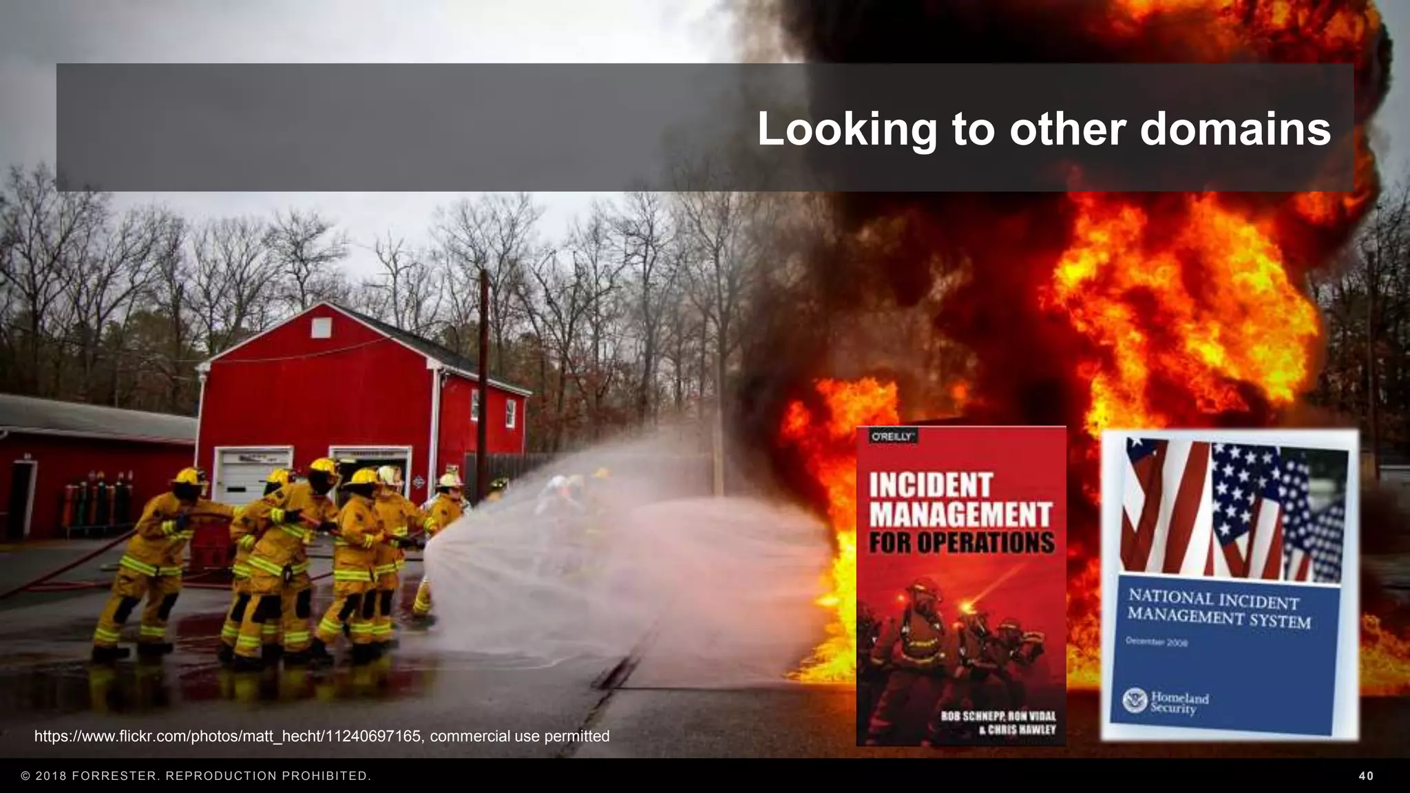 40© 2018 FORRESTER. REPRODUCTION PROHIBITED.
Looking to other domains
https://www.flickr.com/photos/matt_hecht/11240697165, commercial use permitted
 