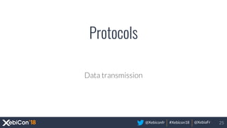 @Xebiconfr #Xebicon18 @XebiaFr
Protocols
Data transmission
25
 