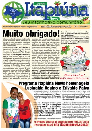 X edição do jornal itapiúna News