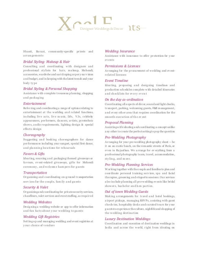Xeel Events Destination Wedding