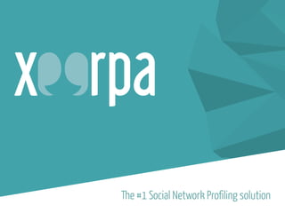The #1 Social Network Profiling solution
 