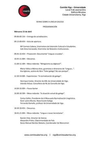 Xeiras Sobre A Lingua Galega
