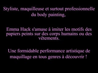 Body Painting - Photo de MAQUILLAGE ARTISTIQUE - DUNE