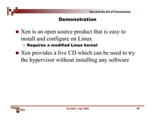 Xen & virtualization | PDF