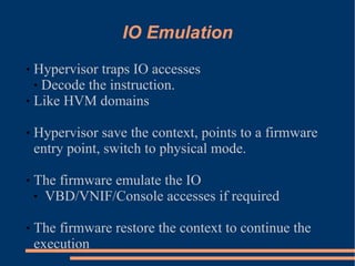 XS Boston 2008 Self IO Emulation