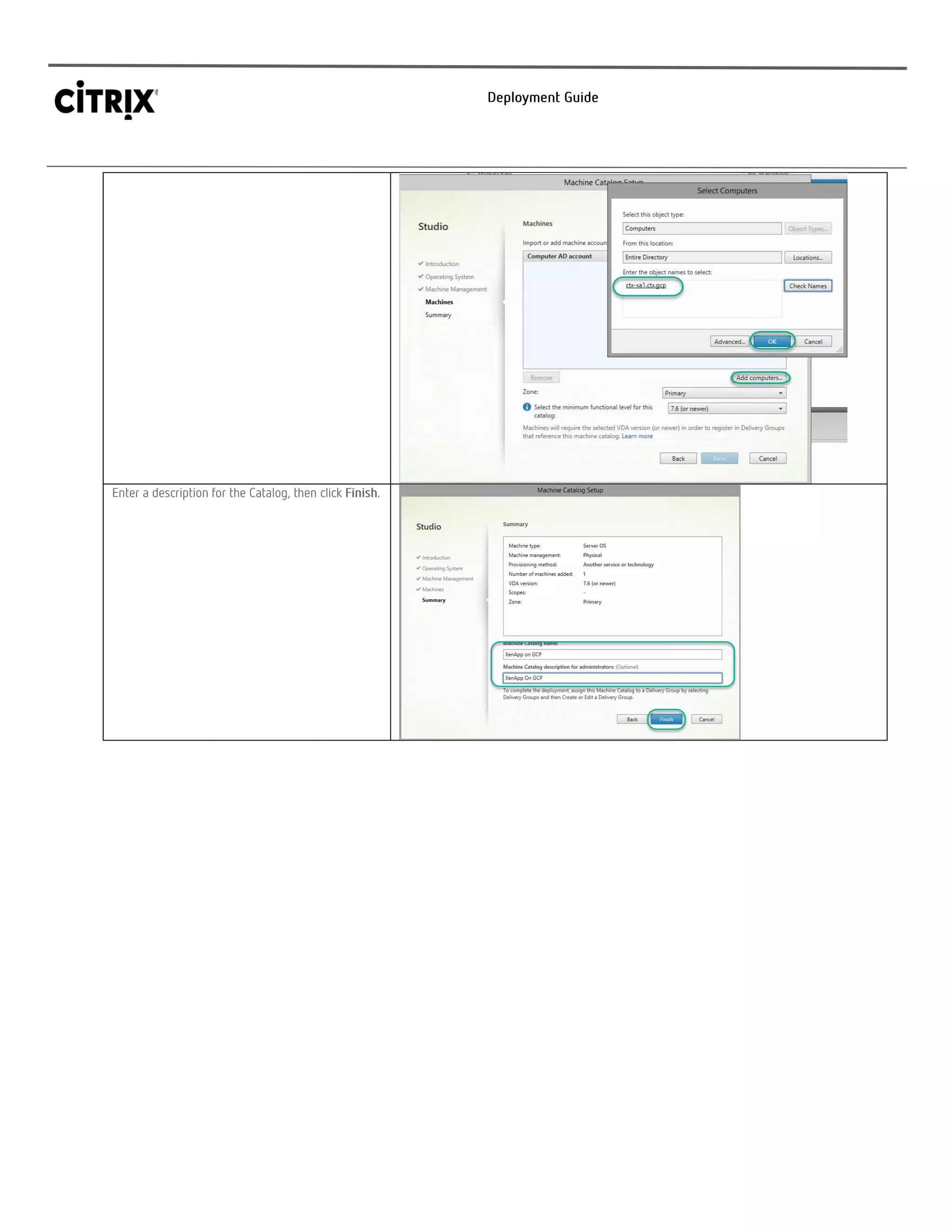 XenApp on Google Cloud Deployment Guide