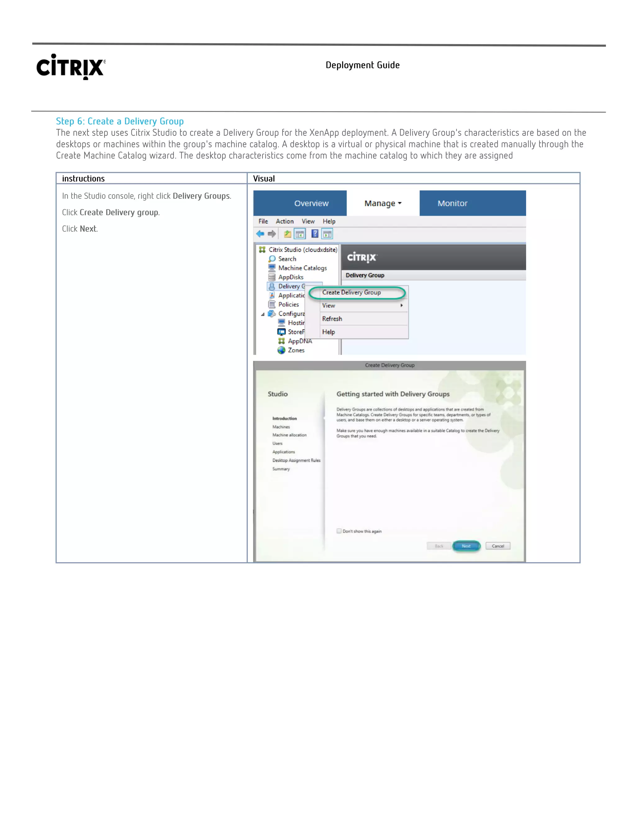 XenApp on Google Cloud Deployment Guide