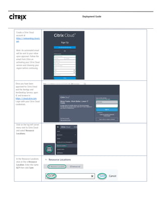 XenApp on Google Cloud Deployment Guide