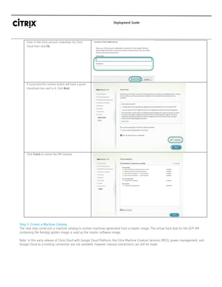 XenApp on Google Cloud Deployment Guide