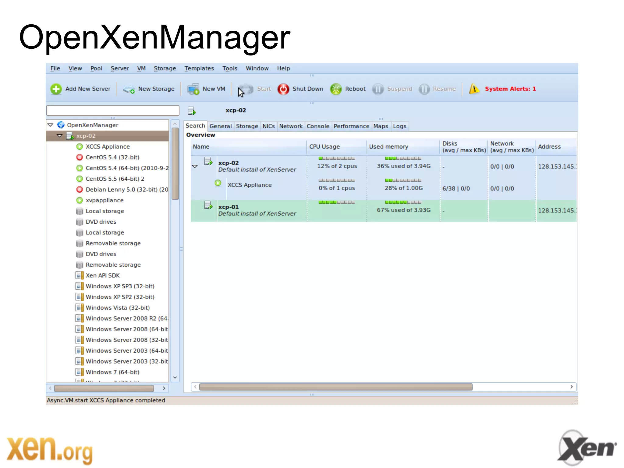 OpenXenManager
 