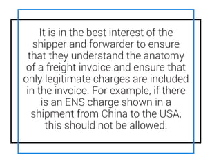 • ENS is an acronym for ENtry Summary
Declaration.
• ENS is required by EU customs to do a
security assessment of all carg...