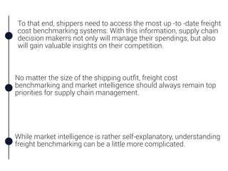 The Importance Of Freight Cost Benchmarking | PDF