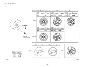 131
FIG.41-03 DISC WHEEL & WHEEL CAP
(2111- )
415660
42601
42601A
42611G
42601C
42611J
42603 42621
 