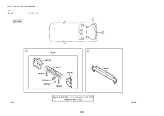 203
FIG.58-52 REAR FLOOR PANEL & REAR FLOOR MEMBER
(2111- )
BACK PANEL ILLUST NO. 2 OF 2
587950
57-52
58307
58375E
58309G
58372
58377A
58378A
58385C
58386E
58308
 