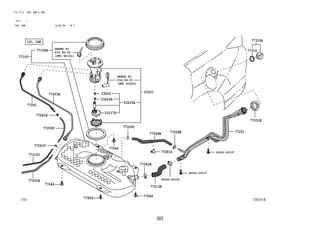 302
FIG.77-51 FUEL TANK & TUBE
(2111- )
FUEL TANK ILLUST NO. 1 OF 3
775515-B
REFER TO
FIG
(PNC 82161)
REFER TO
FIG
(PNC 83320)
77269A
77229C
77229E
77169A
77100
77310A
77251E
77201
77281M
77213B
77644
77644
77644
77644
23221
90044-60129
90041-20137
90041-20137
82-02
84-01
77261
77281N
77241V
77203A
77259C
77251B
77019J
77281G
23220A
77316
23226
23225A
23217D
 
