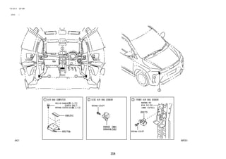 354
FIG.84-21 AIR BAG
(2210- )
84P281
REFER TO
FIG
(PNC 53701)
53-55
89170A
89173
89537C
90119-06A06
9004A-10222(2)
9004A-10197
89860
89860A
9004A-10197
 
