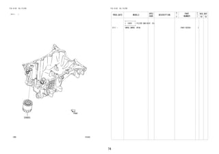 74
FIG.15-02 OIL FILTER
(2111- )
153442
15601
FIG.15-02 OIL FILTER
PROD_DATE MODELS
SPEC
CODE
DESCRIPTION
R
/
P
PART
NUMBER
O
Y
T
REV_REF
FR TO
+----------+
| 15601 | FILTER SUB-ASSY, OIL
+----------+
2111 - 1NRVE,2NRVE..W10# 15601-BZ030- 1
 