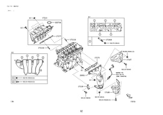 82
FIG.17-01 MANIFOLD
(2111- )
17B759
REFER TO
FIG
(PNC 89467B)
90119-T0240(3)
17111Z
22271A
17177
90119-T0240
90119-08D36
90179-08101
17118
17141K
90179-08101
17111
17111Z
17173
25051
17168
84-01
17167
94188-00641(2)
90178-T0019(2)
90119-T0219(3)
 