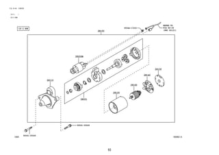 93
FIG.19-04 STARTER
(2111- )
12V 0.9KW
195992-A
REFER TO
FIG
(PNC 82121)
28100
9004A-17243
90041-05549
28226B
28110
28021
28120
28160
28140
28130
90041-05549
82-02
 