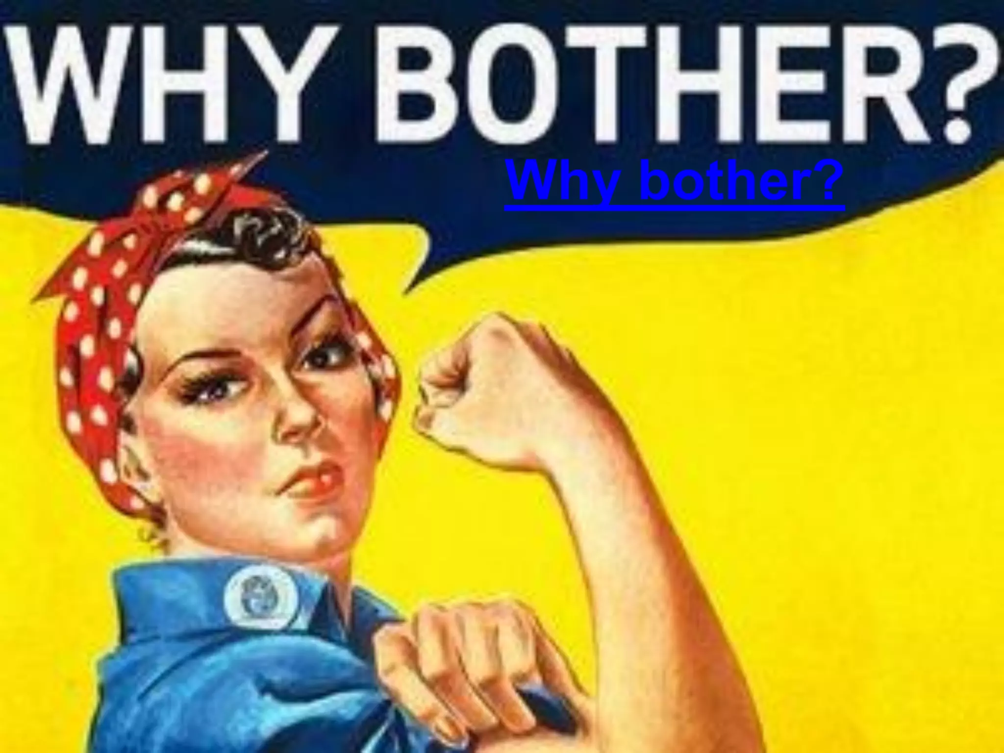 Why bother?




XENIA 27/11/2011
 