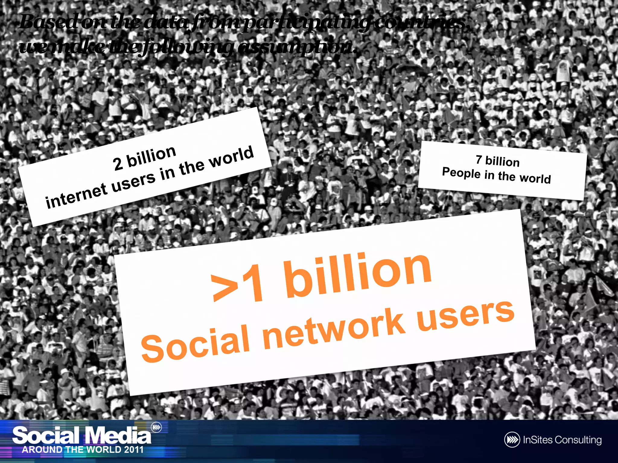 Based on the data from participating countries,
we make the following assumption.
 