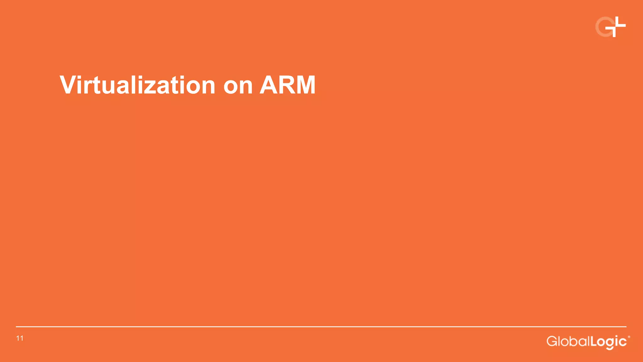 Virtualization on ARM

11

 