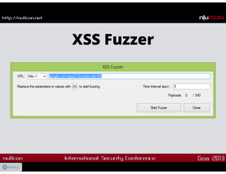 OWASP Xenotix XSS Exploit Framework v3 : Nullcon Goa 2013