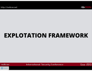 OWASP Xenotix XSS Exploit Framework v3 : Nullcon Goa 2013