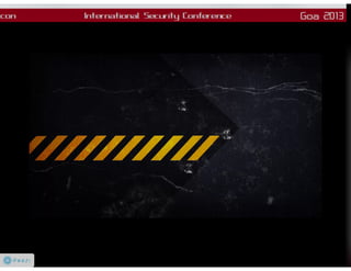 OWASP Xenotix XSS Exploit Framework v3 : Nullcon Goa 2013