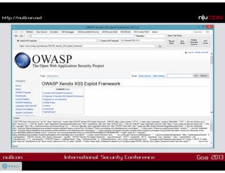 OWASP Xenotix XSS Exploit Framework v3 : Nullcon Goa 2013