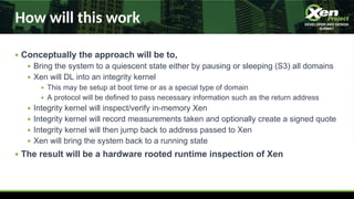 XPDDS19: How TrenchBoot is Enabling Measured Launch for Open-Source Platform Security - Daniel Smith, Apertus Solutions