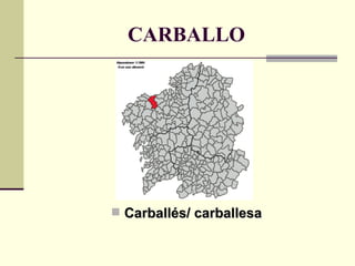 CARBALLO Carballés/ carballesa 