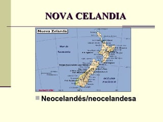 NOVA CELANDIA Neocelandés/neocelandesa 