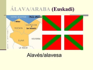 ÁLAVA/ARABA  (Euskadi) Alavés/alavesa 