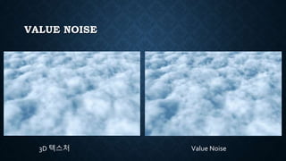 VALUE NOISE
3D 텍스처 Value Noise
 