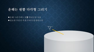 운해는 원뿔 다각형 그리기
●운해 그리기에는 원뿔 폴리곤을 사용
●필요한 부분만 픽셀 부하가 발생하도록
 