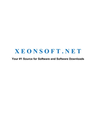 XEONSOFT.NET
Your #1 Source for Software and Software Downloads

 
