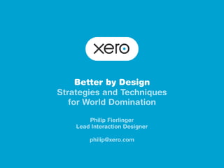 Xero | Better by Design