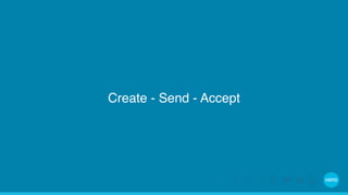 Create - Send - Accept 
 