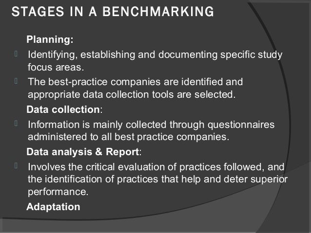 Xerox case study on benchmarking
