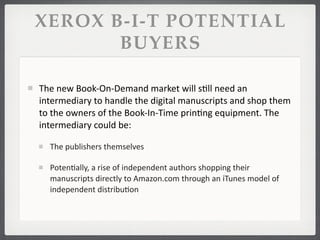 Xerox Casestudy