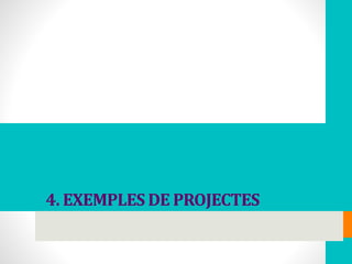 4. EXEMPLES DE PROJECTES
 