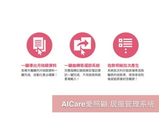 AICare愛照顧 居服管理系統
 