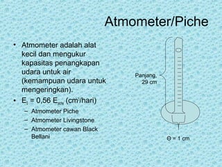 IX evapotranspirasi | PPT