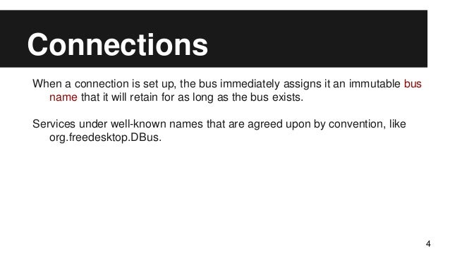 D Bus Basics