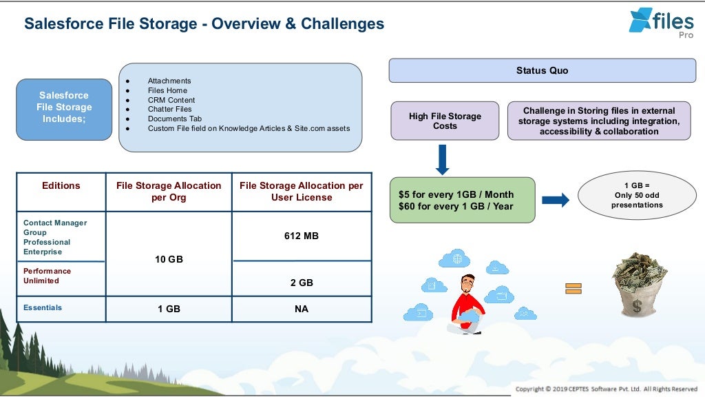 salesforce file storage salesforce file storage